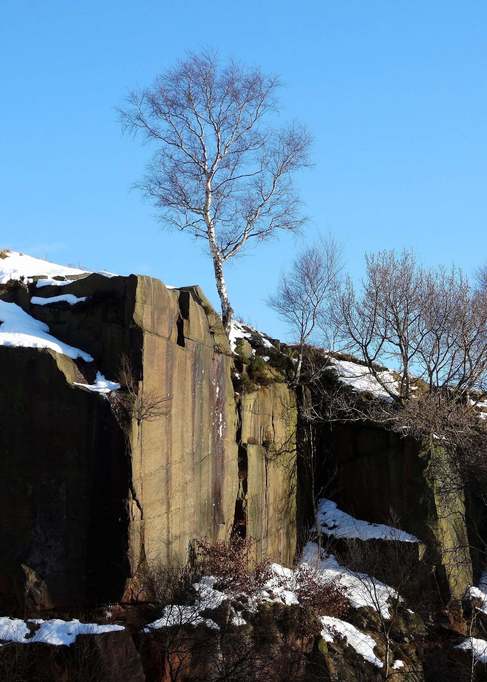 Old quarry west of Lawrencefield