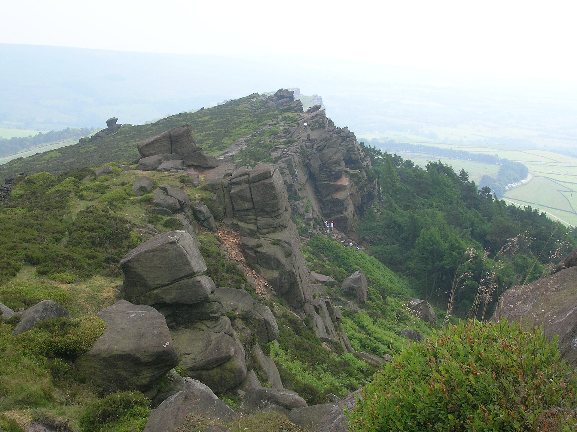 Landscape from this climbing area